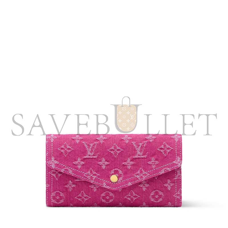 LOUIS VUITTON MASTER DENIM SARAH WALLET M28280 (19*10.5*2cm) LOUIS VUITTON MASTER DENIM SARAH WALLET M28280 (19*10.5*2cm)